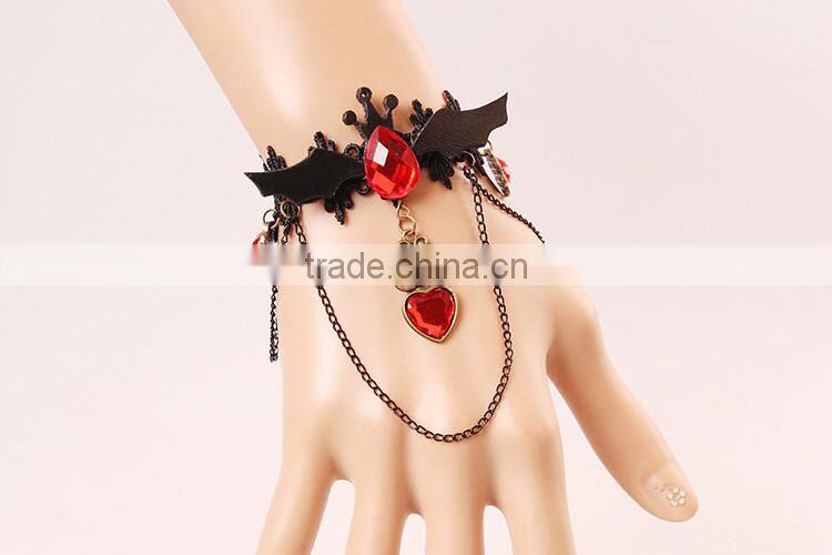 MYLOVE hot Halloween jewelry lace bracelet with bat very sexy MLS288