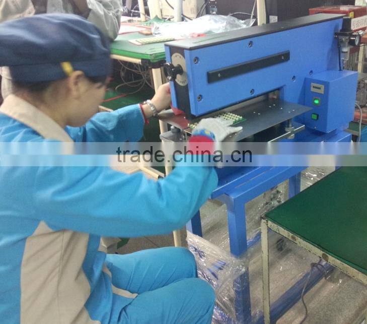 CE certification pcb v-score cutter ,1200mm high speed Automatic PCB depaneling for pre scored PCB . YSVC-2