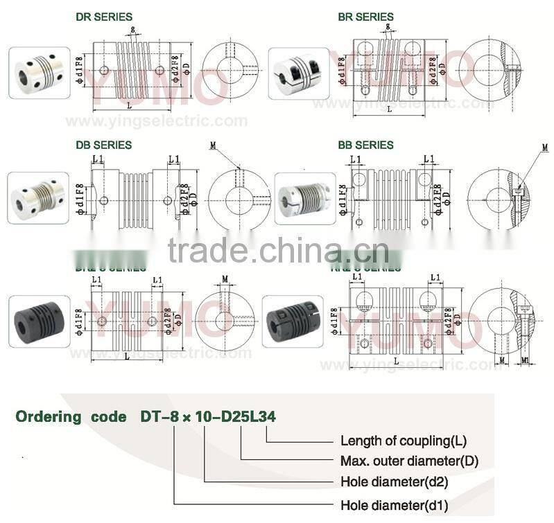 DR 5X5 D28L30 CNC Stepper Motor Shaft Flexible Coupling Coupler