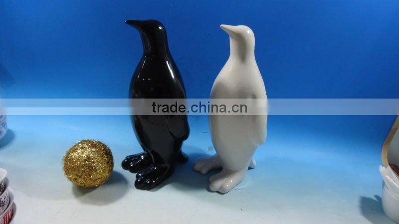 ceramic penguin white penguin home decoration