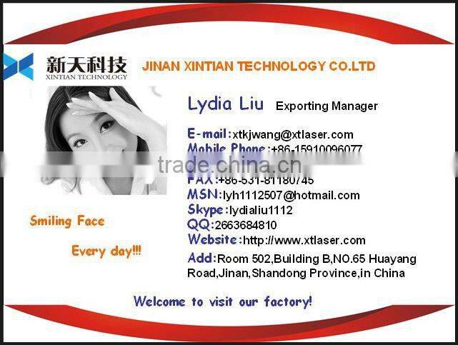 PVC laser marking and cutting machine