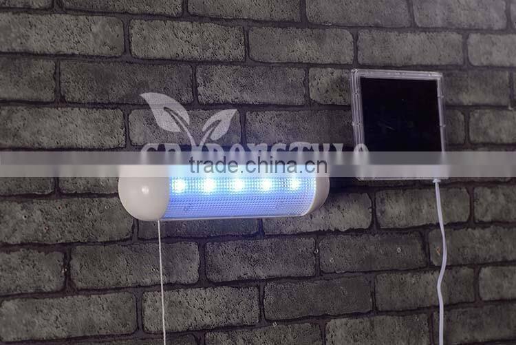 Super Bright Split Type 5 LED Rechargeable Solar Powered Pull light Indoor Decorative solar Wall Lamp solar shed light
