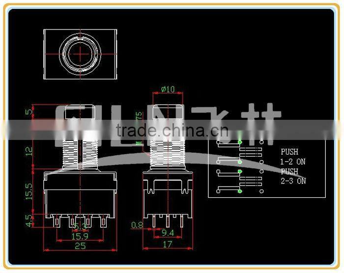 Guitar Stomp On On Guitar Pedal Foot Switch