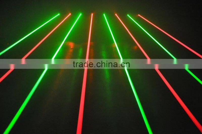 1000mW RG 8-Head Mobile Fat-Beam Laser Net