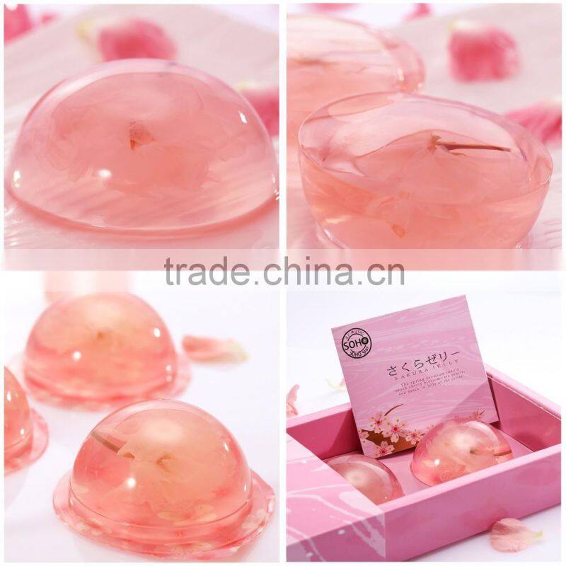 HACCP ISO FDA Certified Fancy Gift Packed Sakura Fruit Pudding Jelly