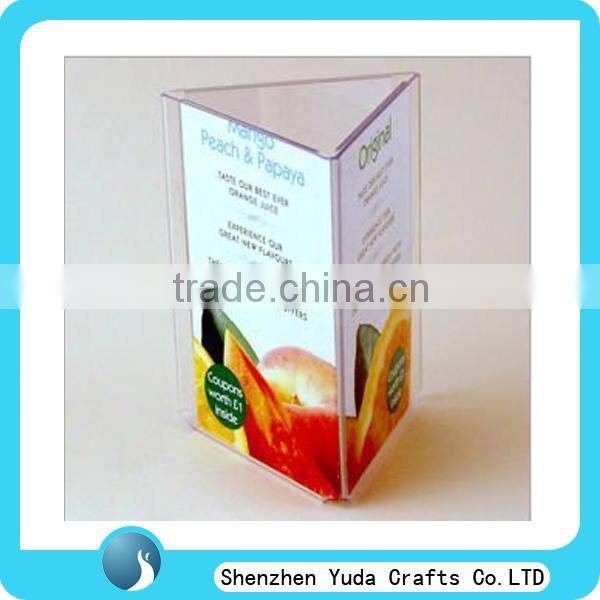 plexiglass insert A4,A5 sigh holder acrylic display stand acrylic card holder menu stand