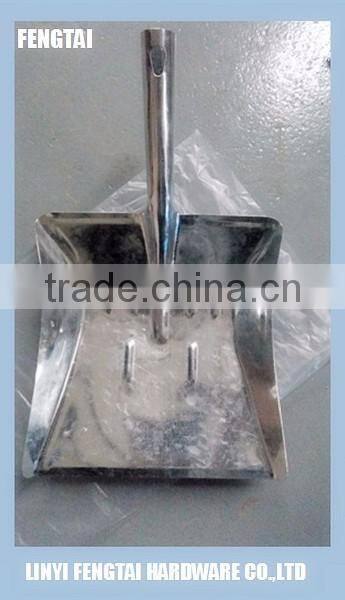 S511 Galvanized Garbage Shovel Steel Dustpan Dust Pan