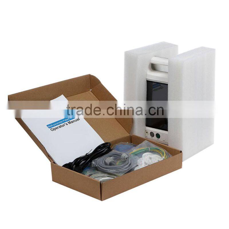 CE Approved portable Patient Monitor RPM-8000A 7 inch multi Parameter ECG, NIBP, SPO2, RESP, PR
