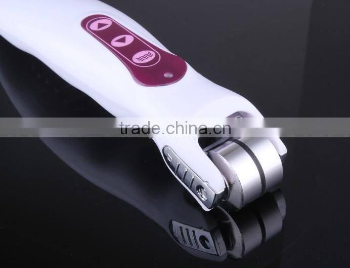 Wholesale skin care LED Microneedle Photon Derma roller/skin roller with battery or charger for sale--SRS-540