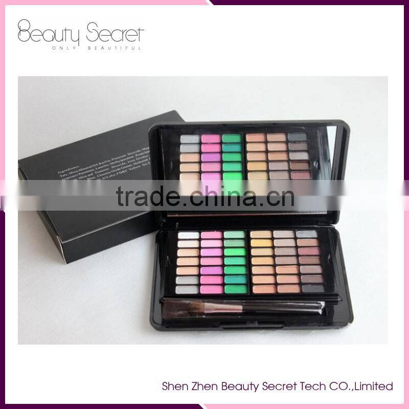 Professional 84 color make up cosmetics eyeshadow with mirror