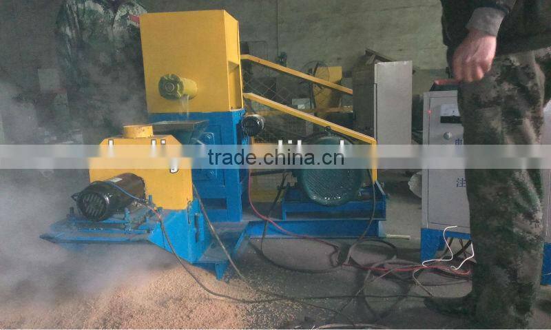Zhengzhou high efficiency floating fish feed pellet machine(Skype:shuliy218)