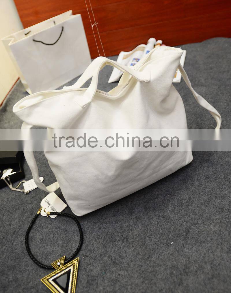 casual little fresh canvas tote shoulder bag