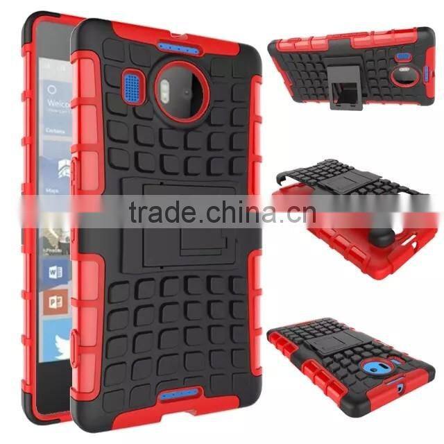 For LUMIA 950XL 950 XL Armor CASE Heavy Duty Hybrid Rugged TPU Impact Kickstand Hard ShockProof CASE OUT DOOR CASE