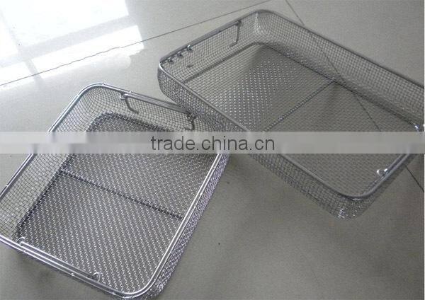Fry basket /cleaning Metal Baskets/drying wire basket /rack /medical instrument cleaning baskets