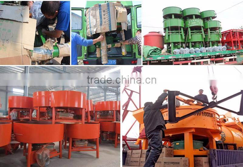 Pan concrete mixer for sale