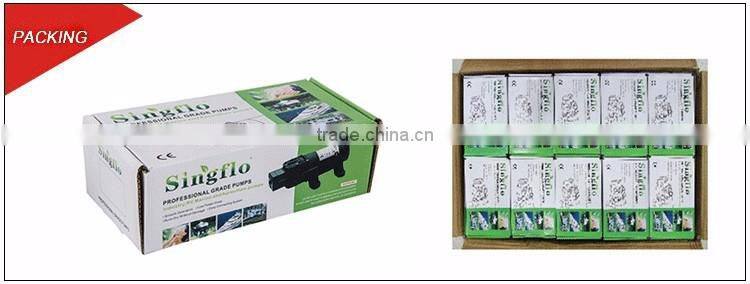 Singflo 12v 24v dc 35--70PSI water pump with commercial kitchen faucet / China faucet factory