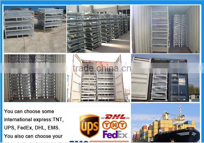 Storage basket stacking wire mesh cage
