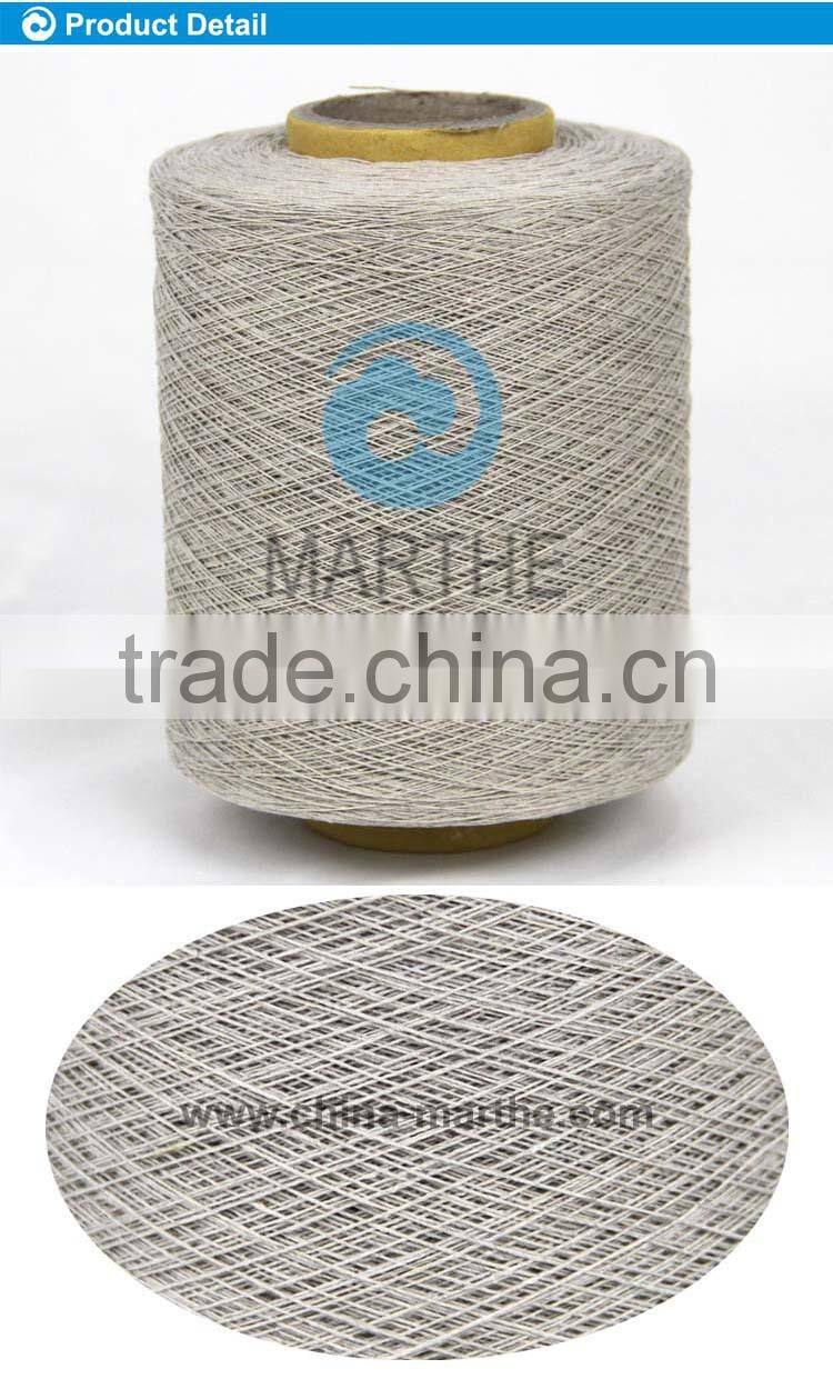 Ne 6 grey recycled cotton Yarn