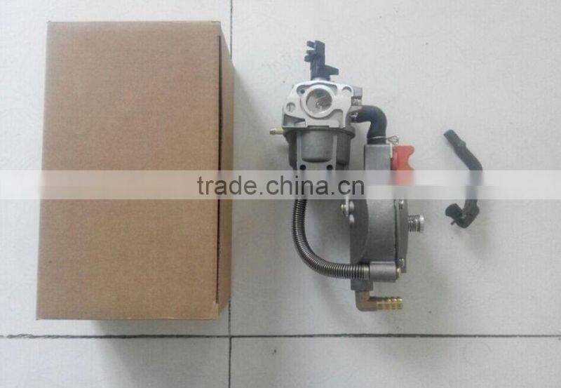 168f 2kw LPG CNG dual fuel carburetor for gasoline generator