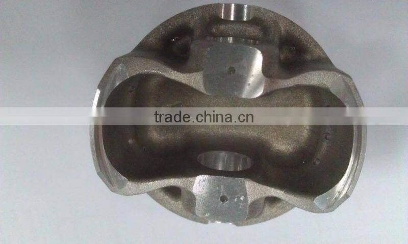 Forged piston for racing motorcycle