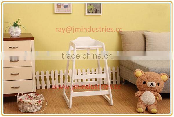 cheap modern comfortable EN14988 solid wood baby restaurant high chair