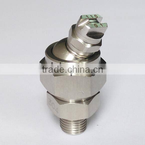 11001,11015 HVV flat fan jet water nozzle with 110 degree spraying pattern