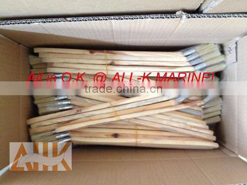 Angle radiator brushes