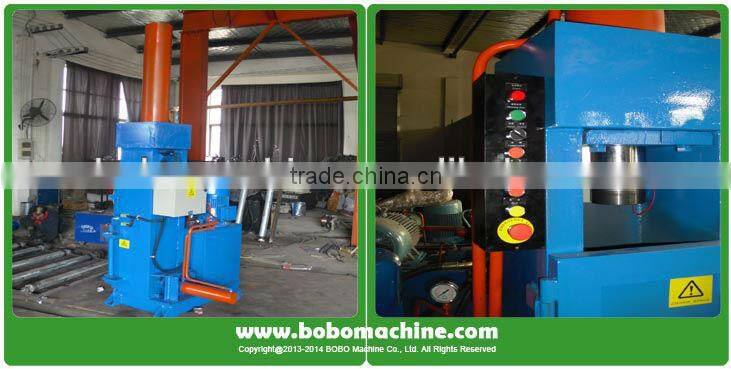 Scrap aluminium baling machine