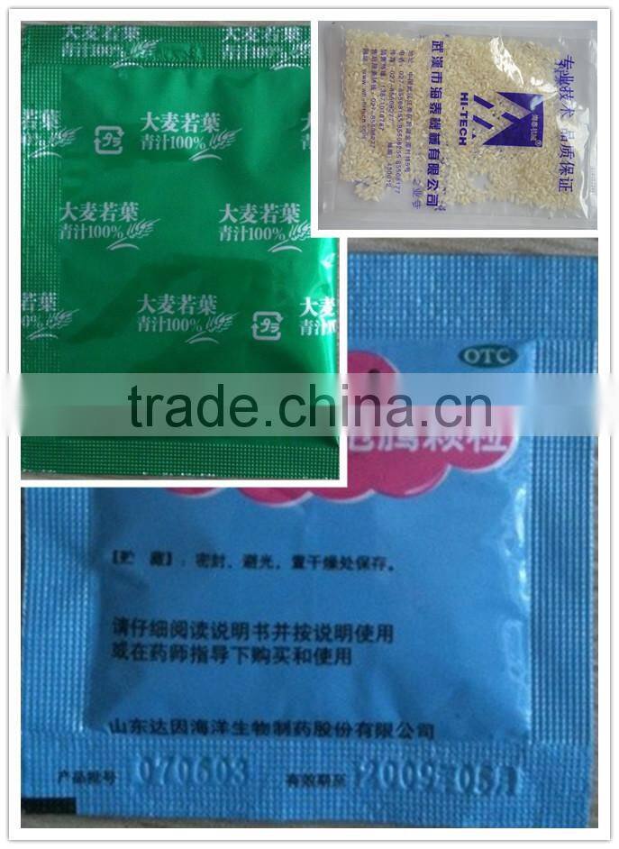 roller sealing plastic bag granular packing machine