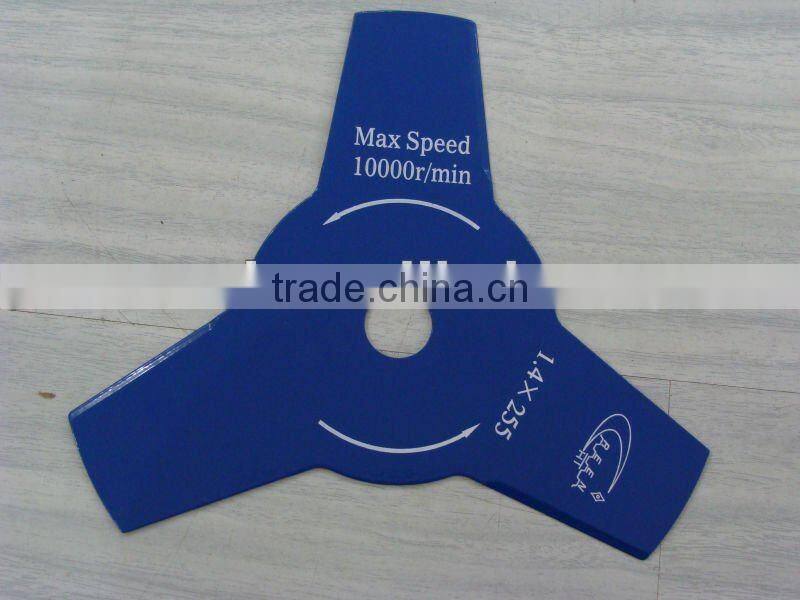 cutting blade 2 teeth with diameter 25.4mm -Metal bladebrush cutter blade
