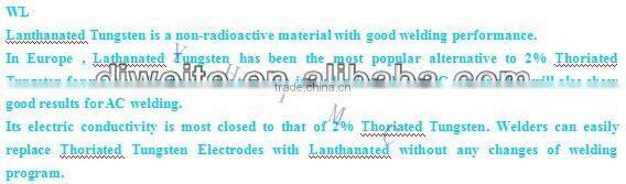 tungsten welding electrode plant in sale europe