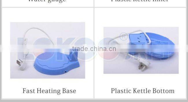 Hotsale Colorful Plastic Kettle with Low price