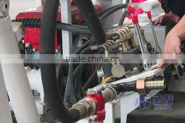 HF120W 120m water well trailer mounted drilling rig , cheap water well drilling rig
