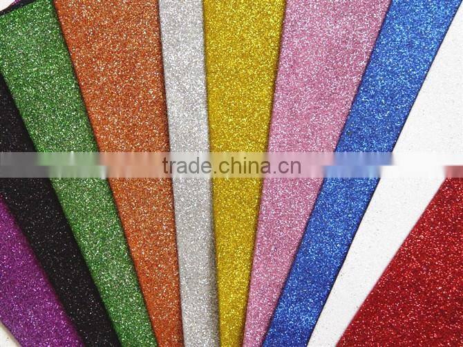 Supply Glitter Rubber Color EVA Foam Sheet