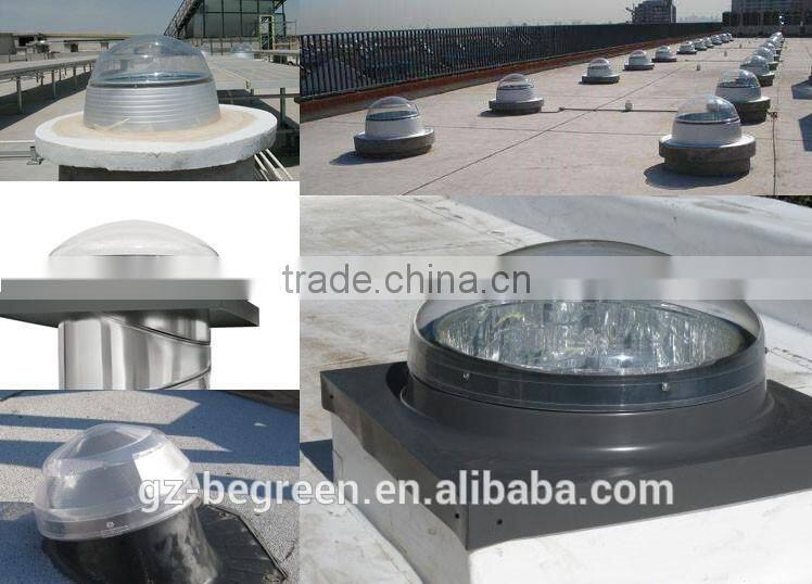 polycarbonate PC plastic Round&Pyramid motor roof skylight covers