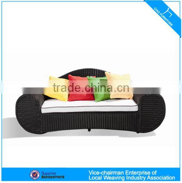 Outdoor daybed rattan sofa bed (K-9097)