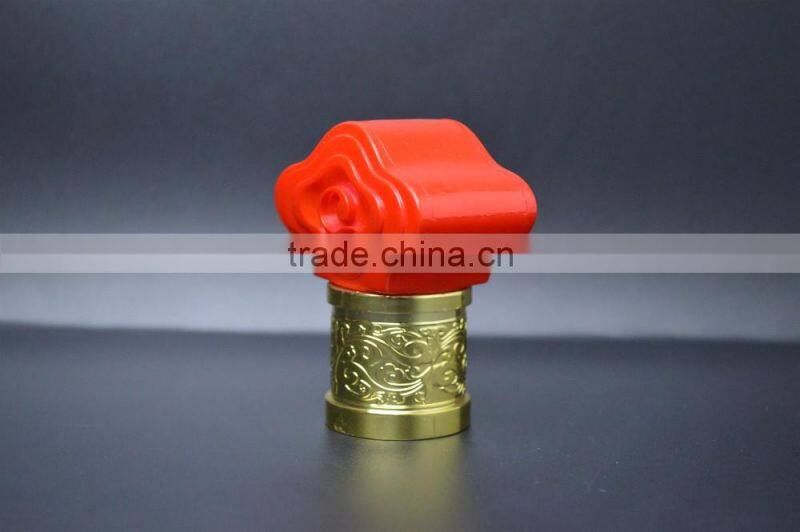 Custom aluminium bottle cap decorative wine bottle cap