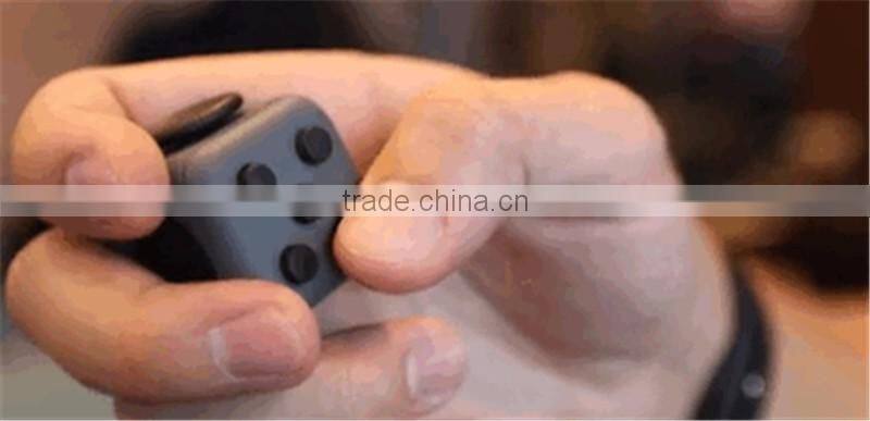 2016 New arrive Addicting High Quality 6-Sided Desk Toy Fidget Mixed colors magical cub smooth button desk toy fidget