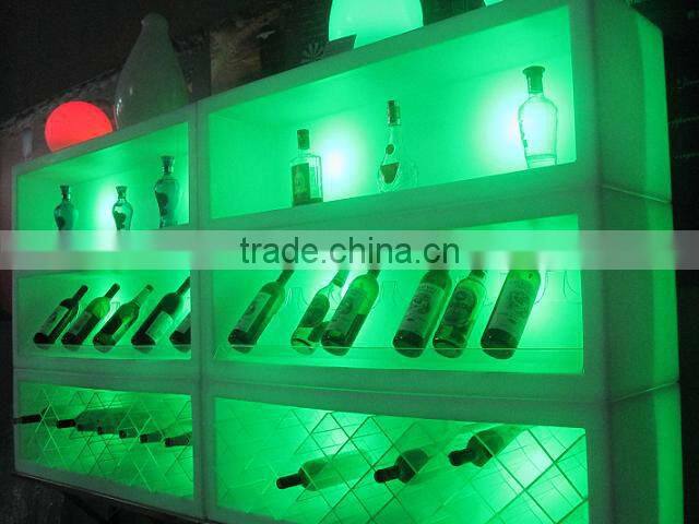Plastic LED Lighting Wine Rack LGL20-2621