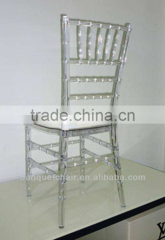 China Wholesale Transparent crystal Chiavari Chair