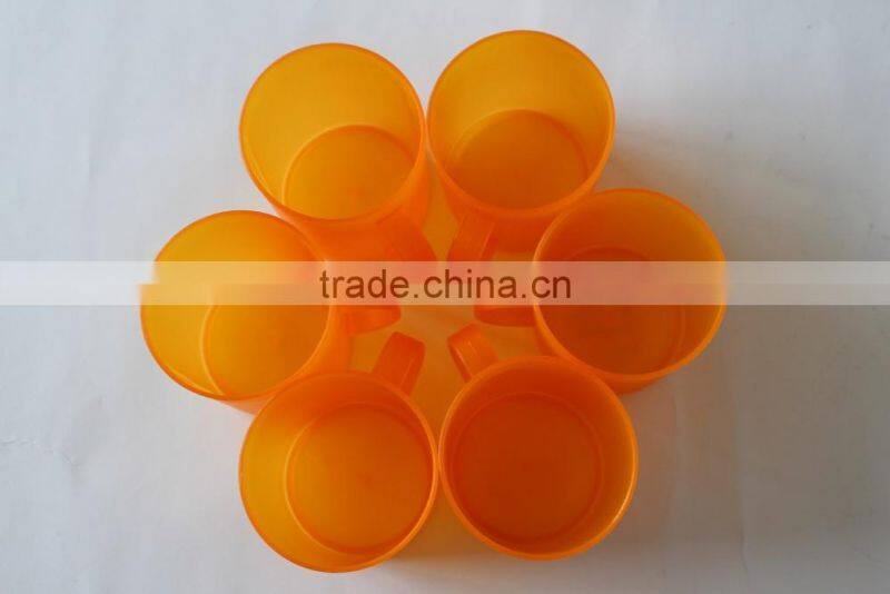 24sets PP colorful plastic picnic set/portable plastic tableware set/dinnerware set