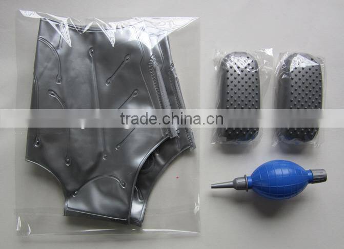 Inflation Pressure Assisted Air Vibration Foot Massager