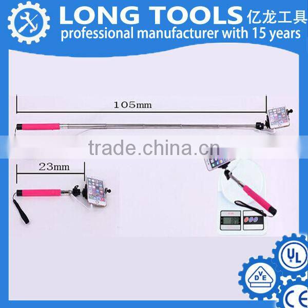 Good quality extendable monopod selfie stick from china factory