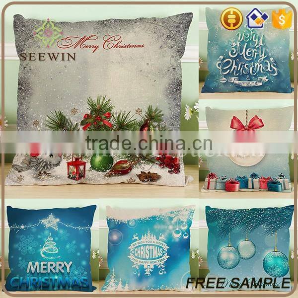 printed pattern christmas decor cushions home decor pillow