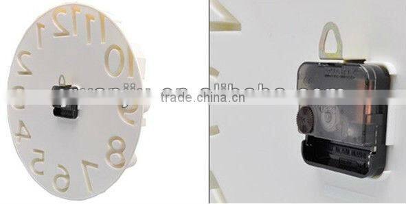 Supply creative fashion Three-dimensional digital wall clock