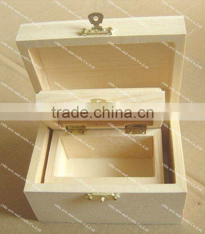 solid wood box,mini model gift wood box for sale