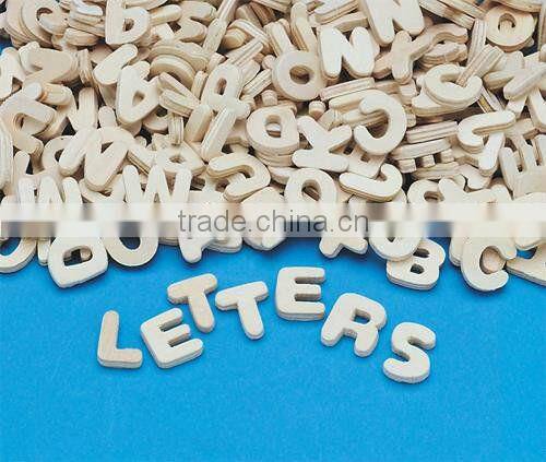 Wood English Letter Heart Five Angular Multilateral DIY Manual Process Letters Laser Cutting Letters Can Be Customized