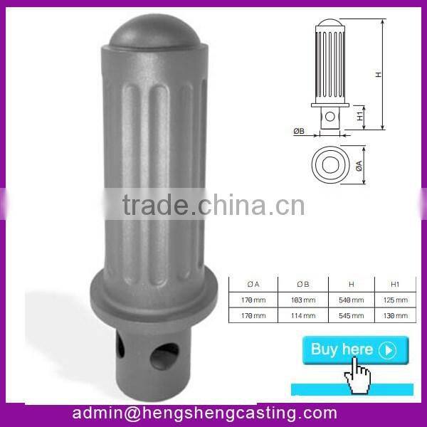 alibaba express antique street cast iron parking barriers