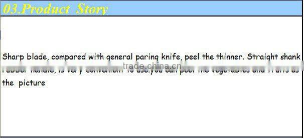 Black rubber handle peeler/fruit and vegetablespeeler/peeler