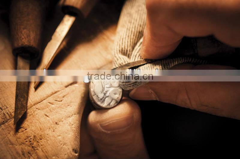 Wholesale Classic Jewelry 925 Sterling Silver Flower And Butterfly Cameo Ring Made in Italy A50 cameo 20mm